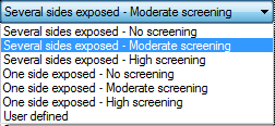 Scope wind exposure