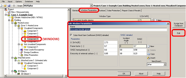 11:Edit window parameters